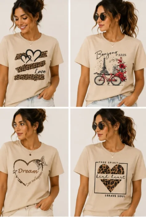 Remeras Algodón Peinado
