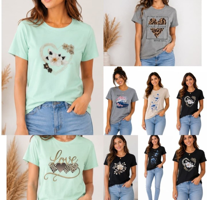Remeras Algodón Peinado - Imagen 3
