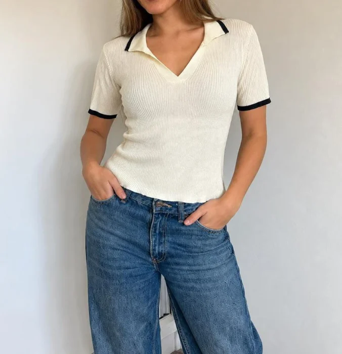 Chomba Bremer Mujer Verano Dama Camisa Camiseta Remera Remeron Top Manga Corta