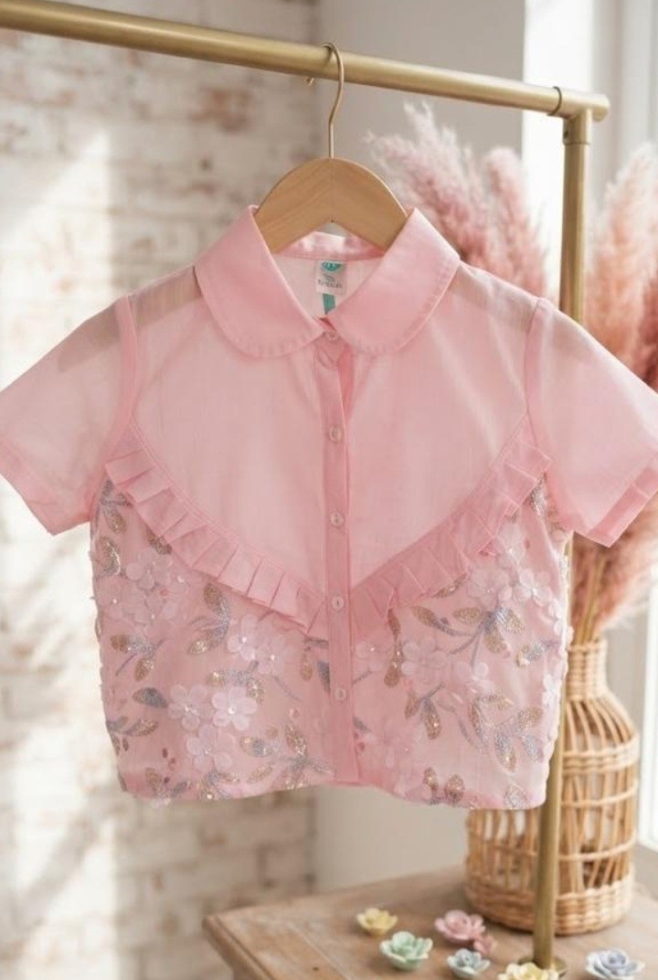 Camisa Rosa 6a16 Vola Nena - Imagen 2