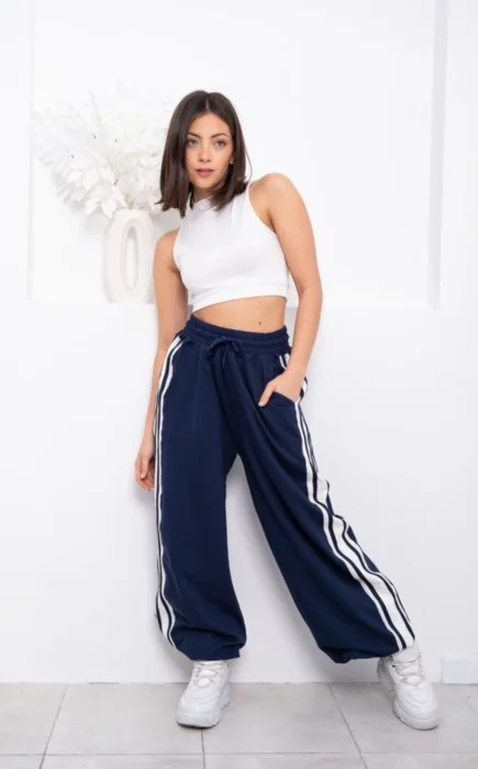 Pantalones Baggy Combinado con Regulador