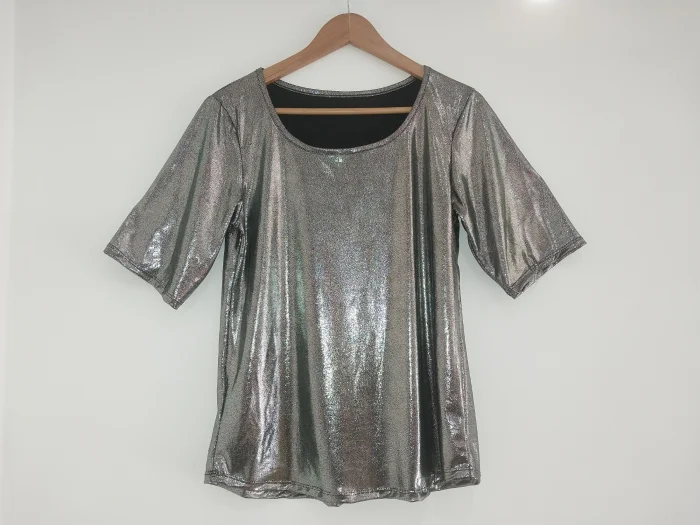 Remera Cuello Redondo Manga 3/4