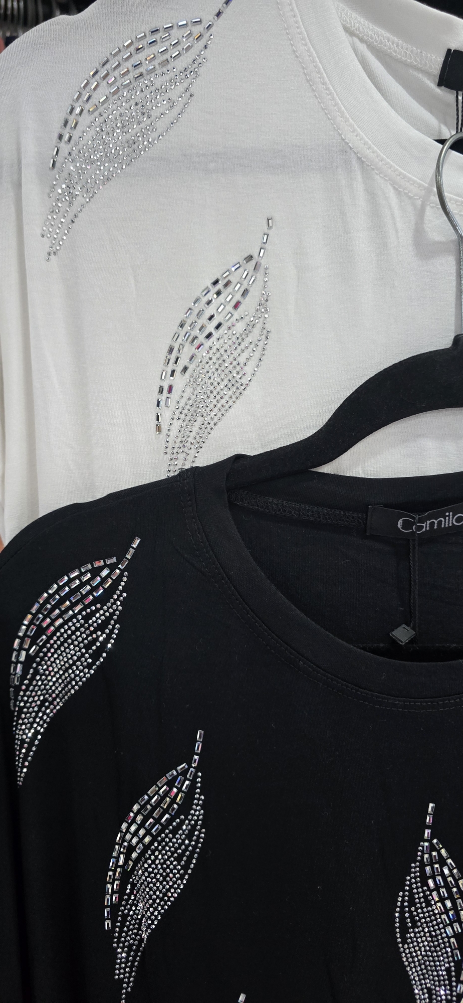 Remera de Modal_viscosa con Strass Cod Of_12 - Imagen 3