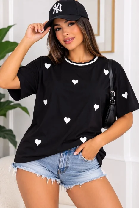 Remera Cuello Tejido (leer Descripción)