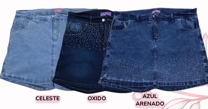 Shorts Pollera con Brillo - Imagen 2