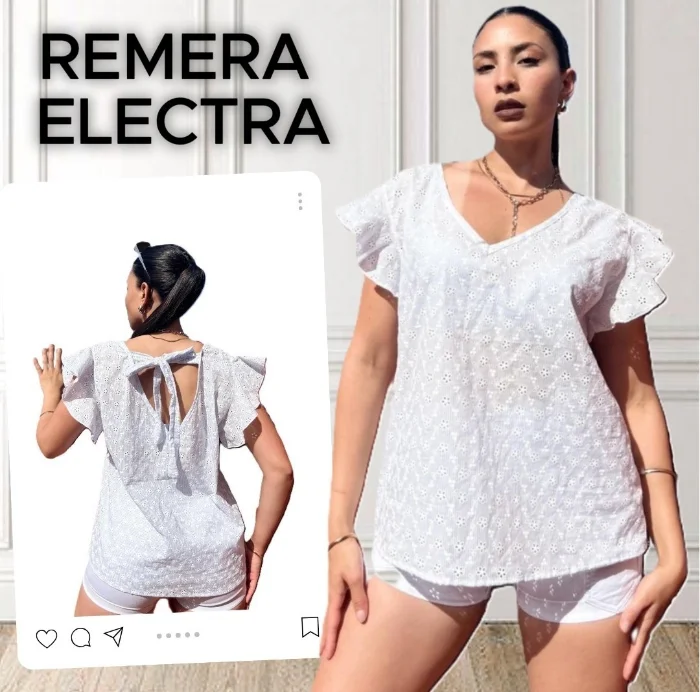 Remera Electra Rayado