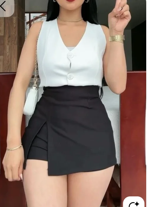 Short Pollera Bengalina