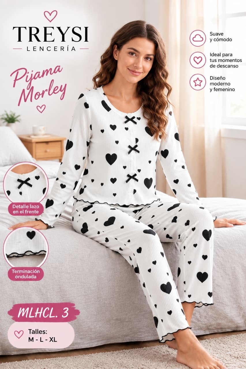 Pijamas de 2 Piezas Morly Importado - Imagen 3