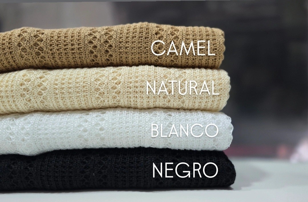 Sweater Adara de Hilo Algodón (calado) - Imagen 3