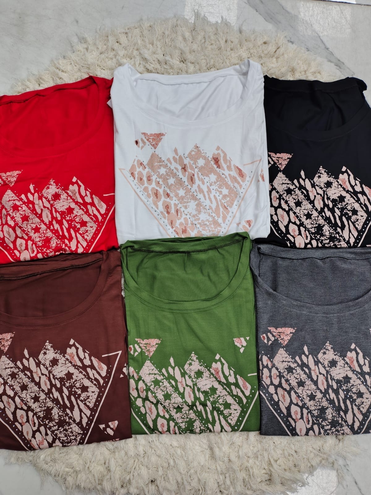 Remera Emely Modal con Brillo - Imagen 2