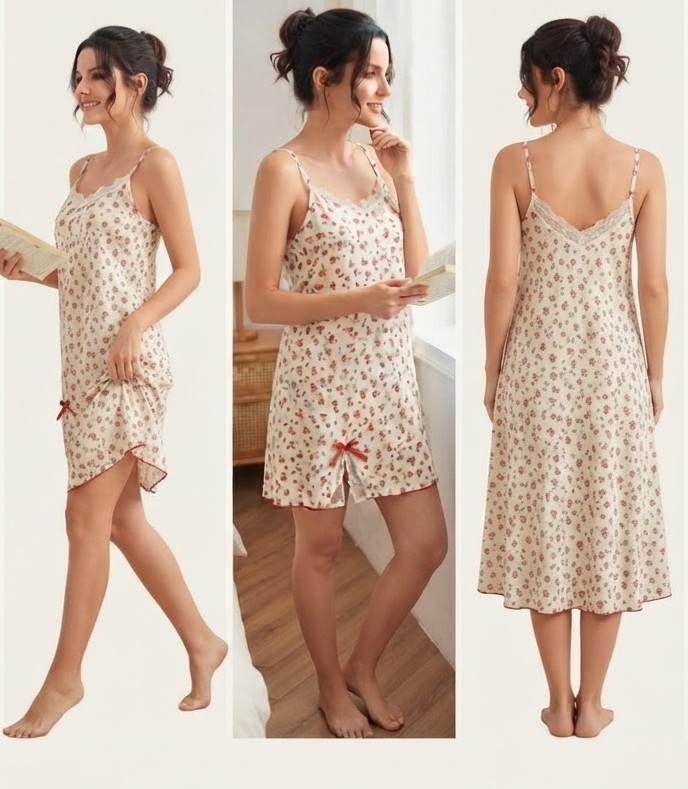 Pijamas Vestido Estampado Especial - Imagen 3