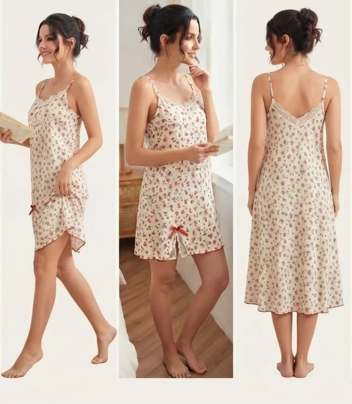 Pijamas Vestido Estampado Especial - Imagen 3