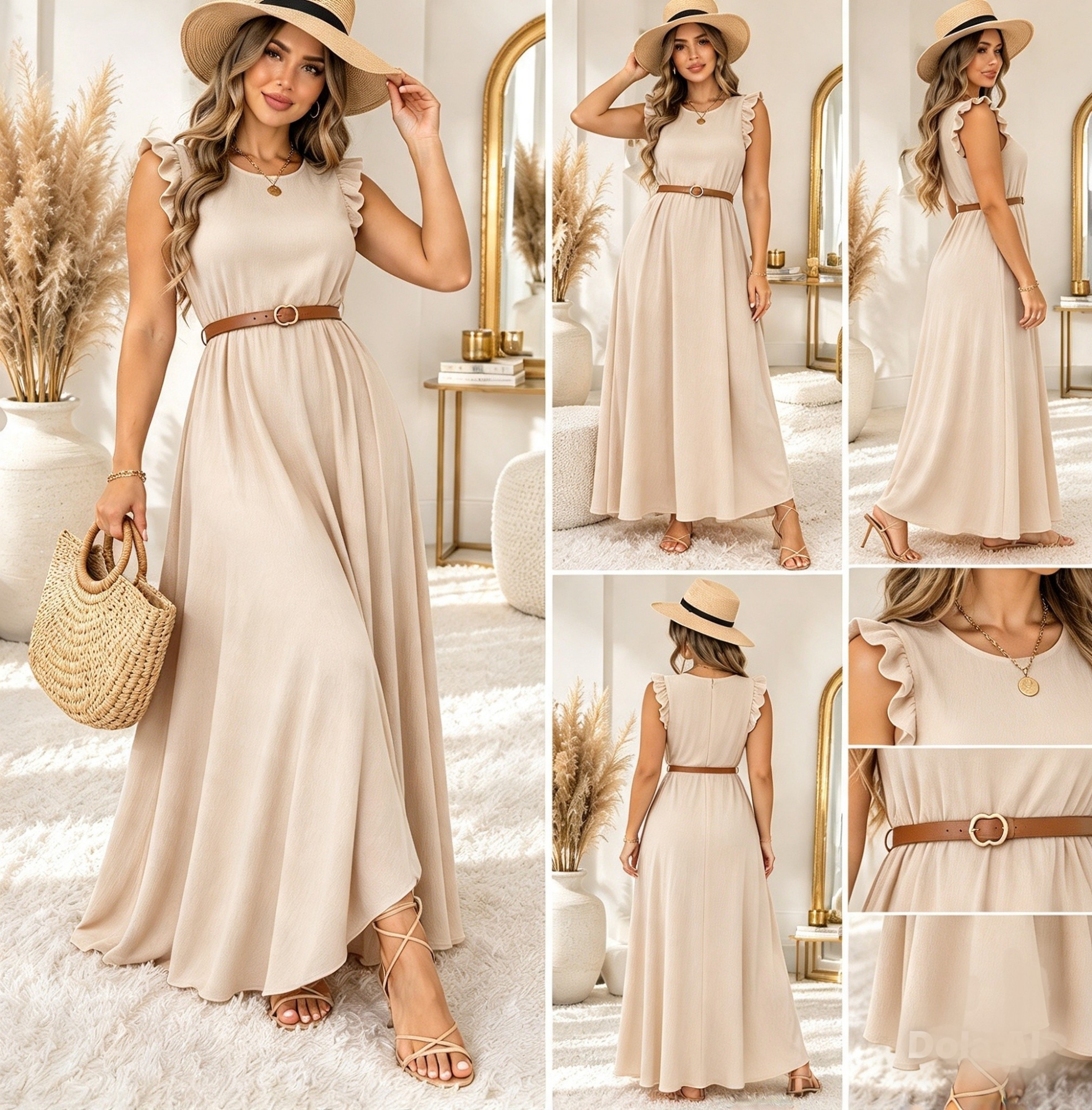 Vestido Largo Mujer - Imagen 5