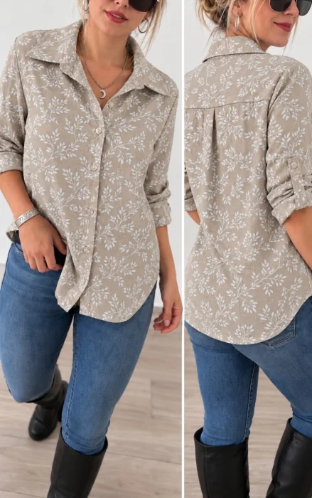 Camisa 3/4 Estampado