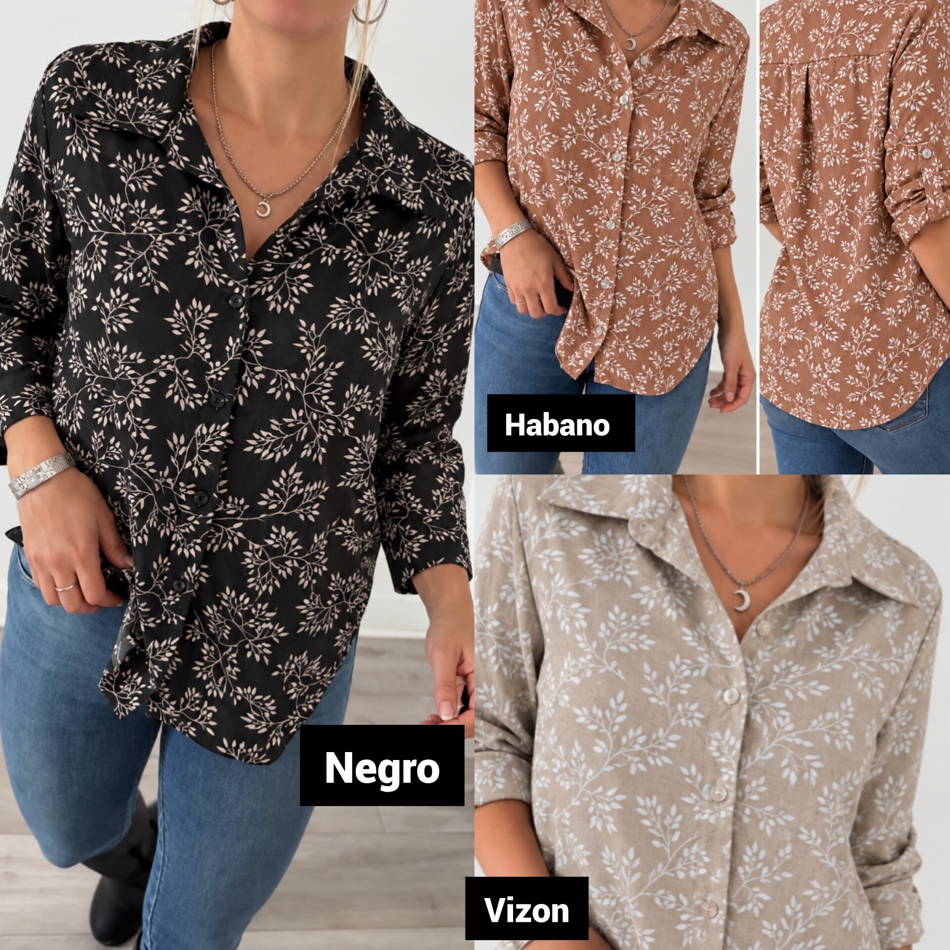 Camisa 3/4 Estampado - Imagen 2