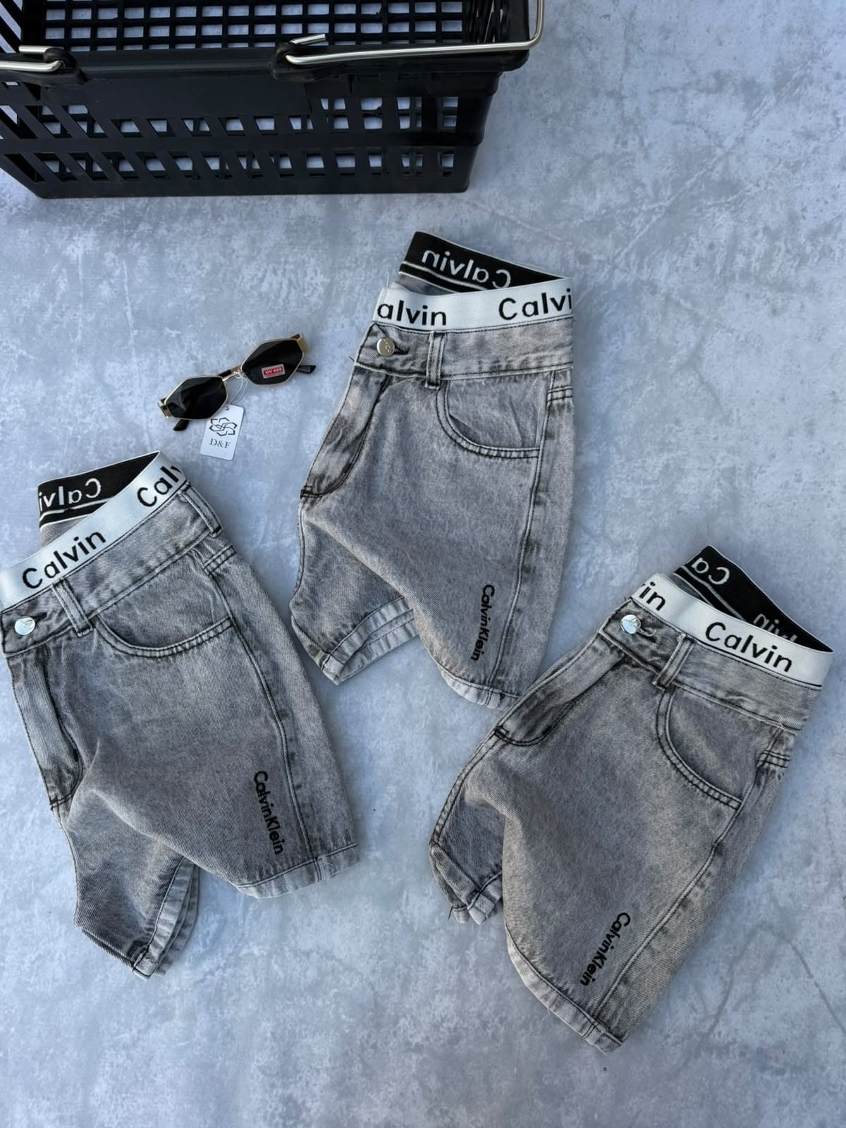 Short Ck Logo Bordado - Imagen 5