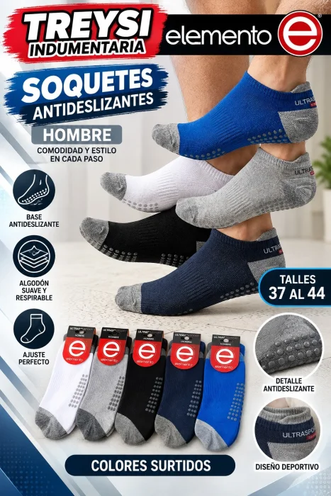 Medias de Varón con Antedelizante Original 100%algodon