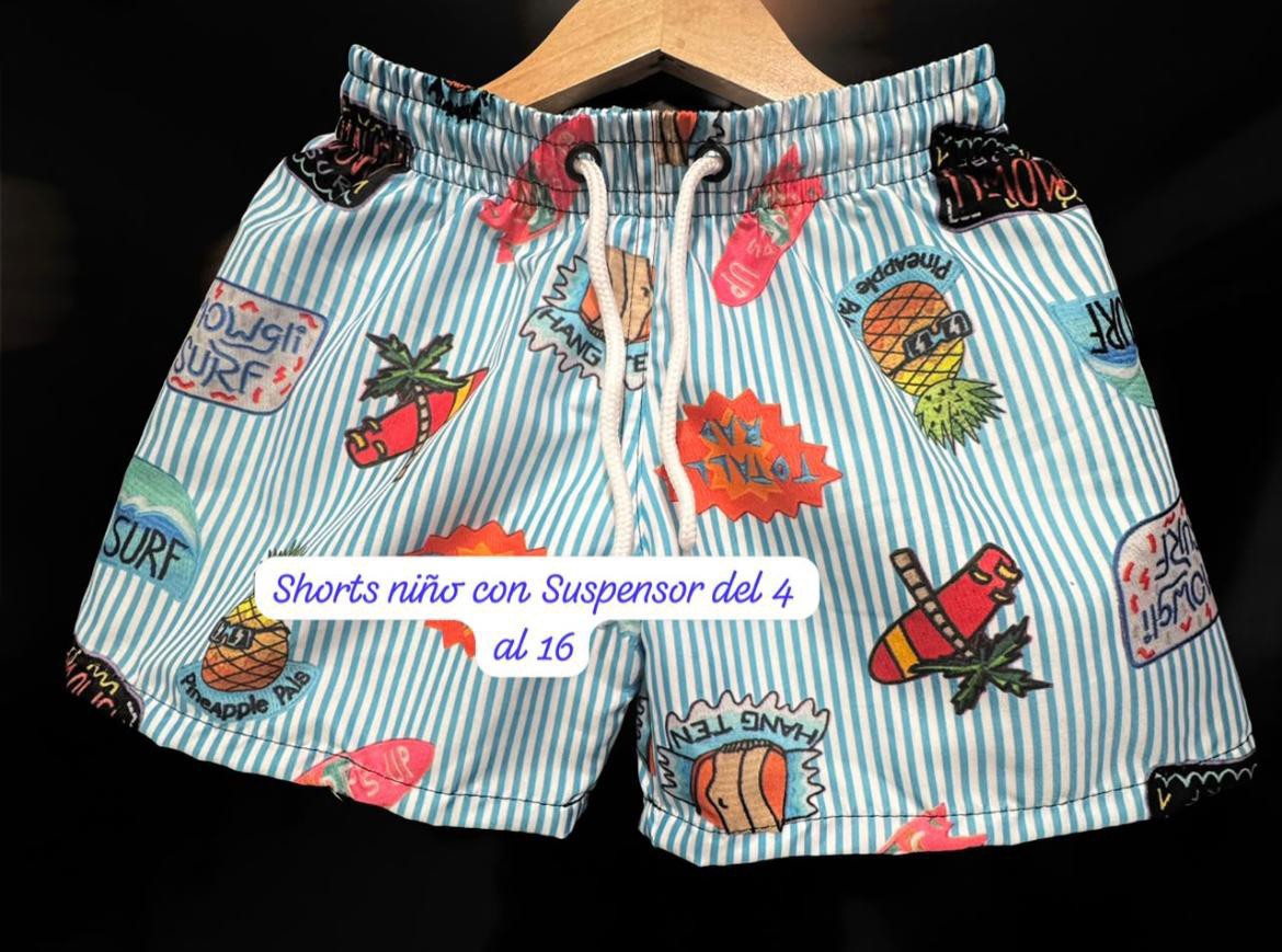 Short de Niño con Suspensor Sublimado - Imagen 3