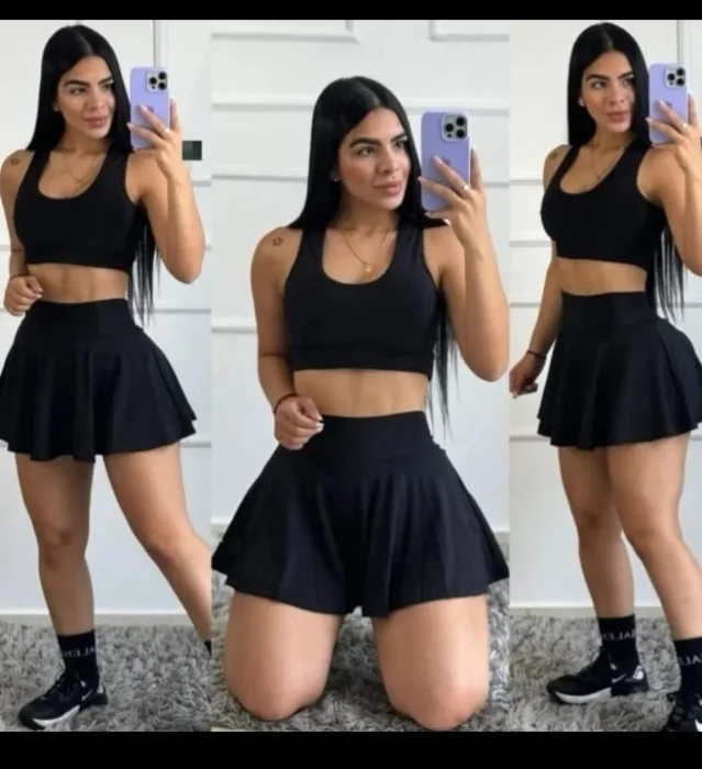Shorts Pollera Dama