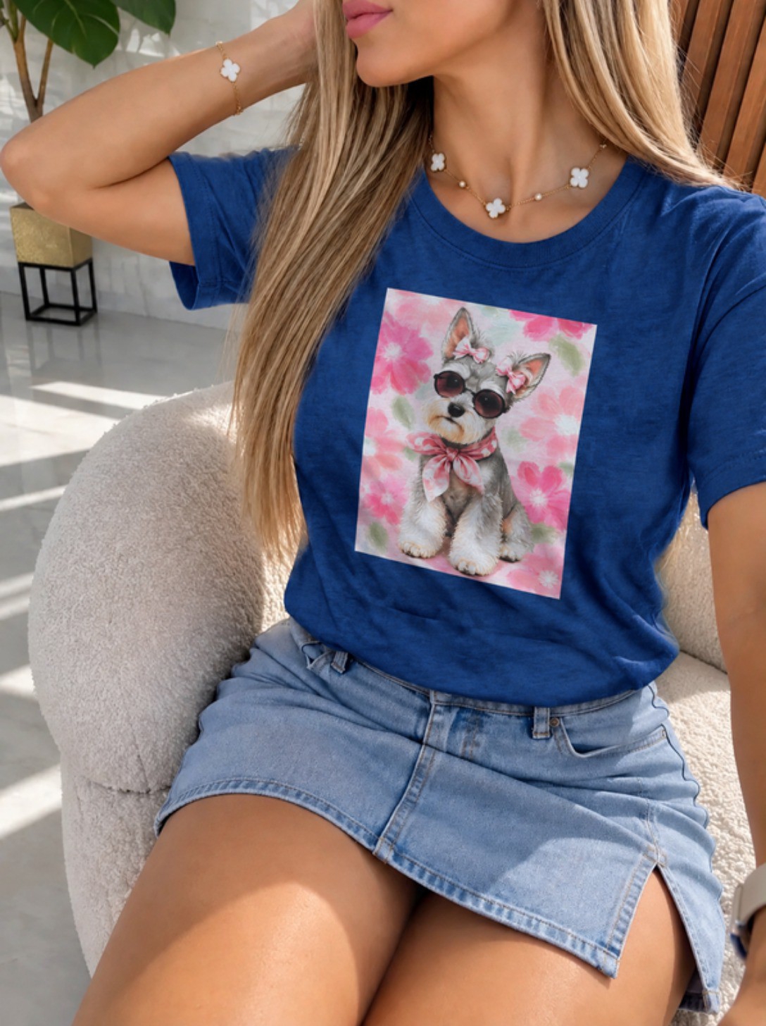 Remera Perrito Coquette Algodón - Imagen 2
