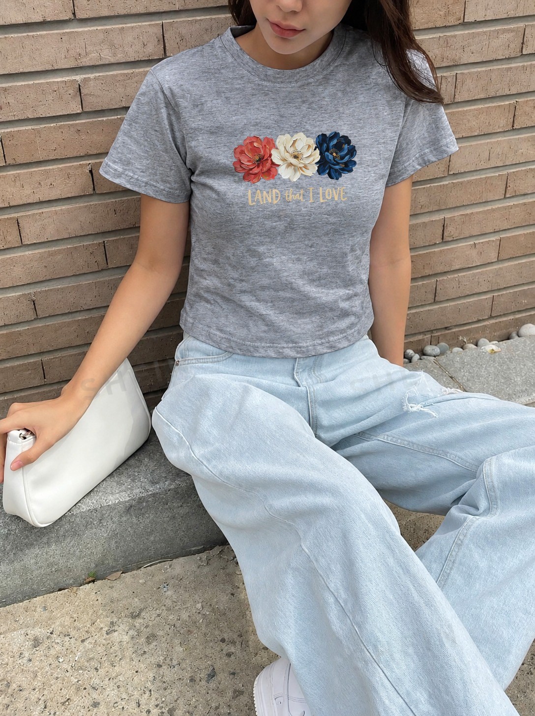 Remera Baby Tee Land That I Love Algodón - Imagen 3