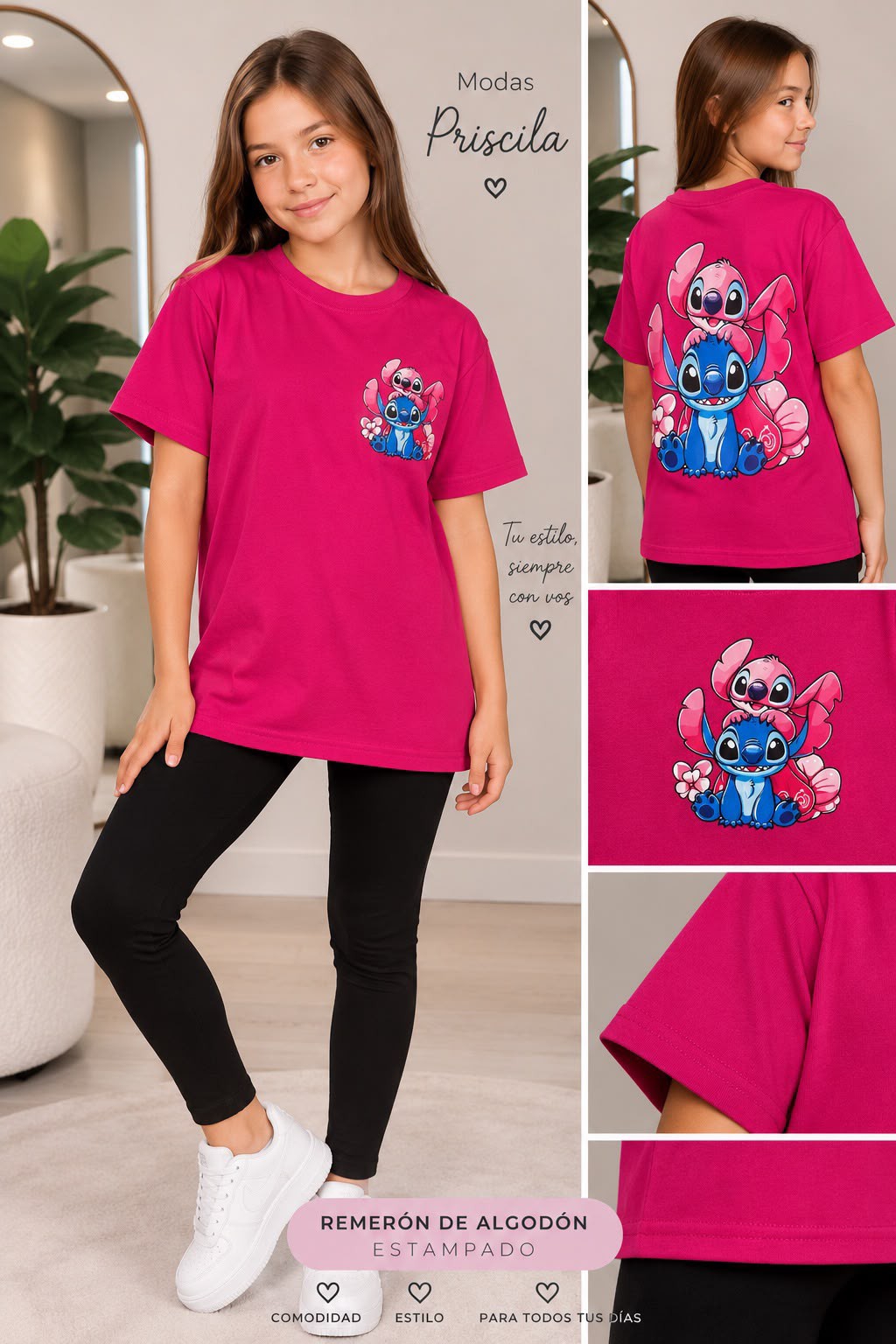 Remerones Algodón  Estampados - Imagen 3