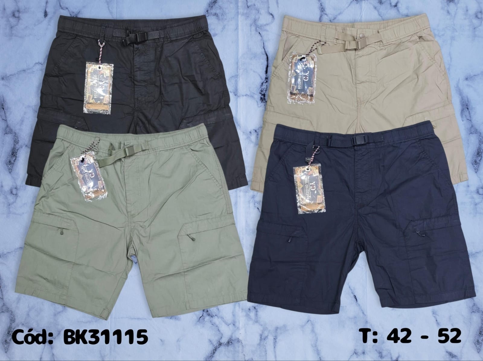 Bermuda Secado Rapido Yd 1115 - Imagen 3