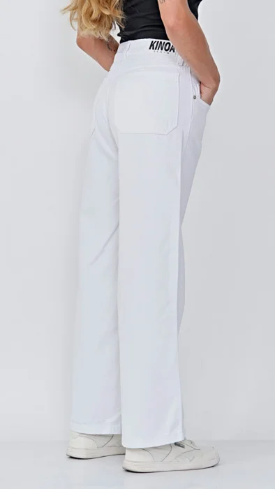 Wide Leg Blanco Gabardina Art 121