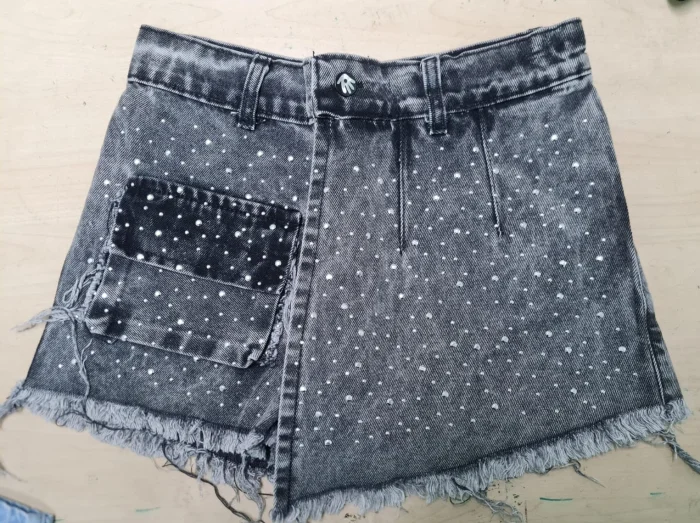 Short Pollera Jeans Niña