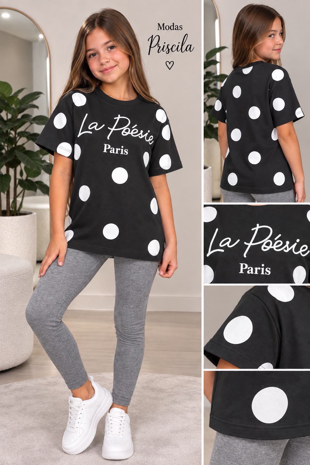 Remeron Algodon con Lunares - Imagen 3