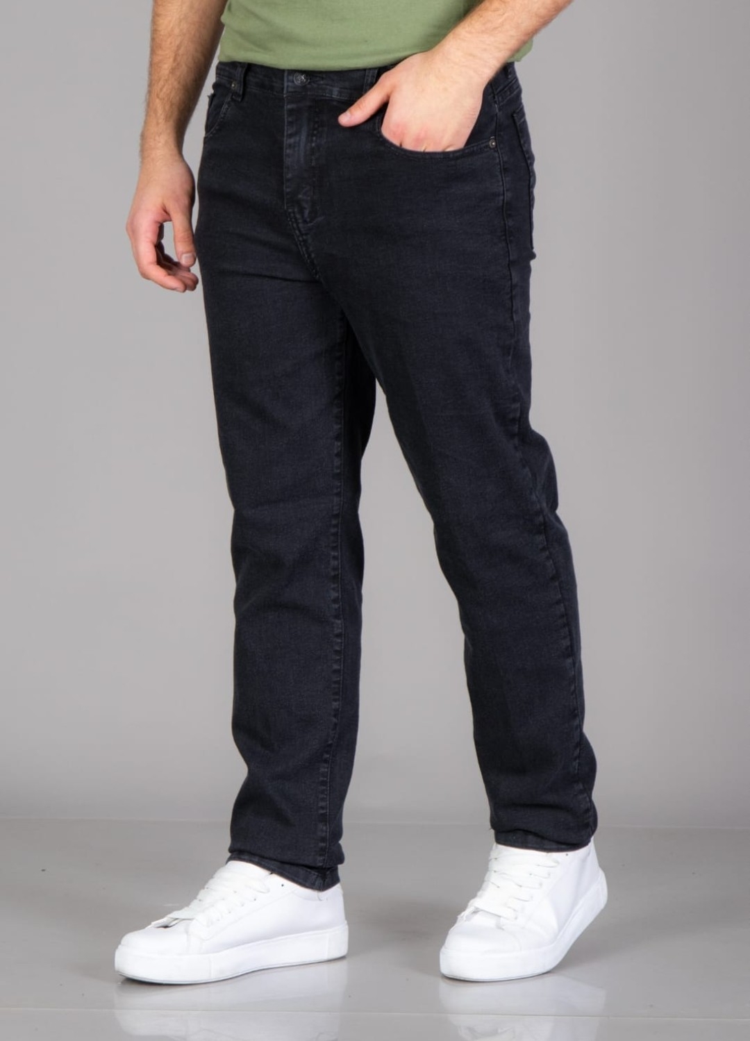 Clásico Jeans Negro Solo Curvas - Imagen 3