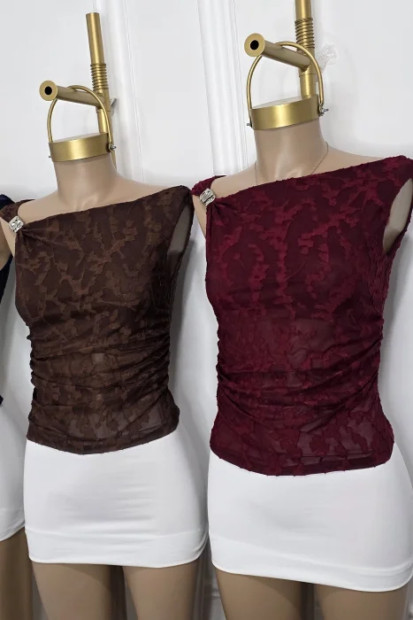 Remera  con Encaje (thaly)