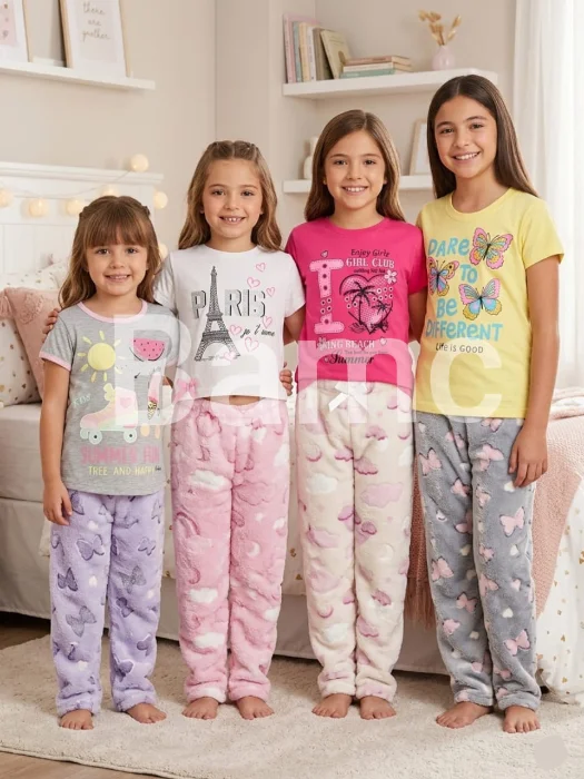 Pijamas de Peluche Bifaz