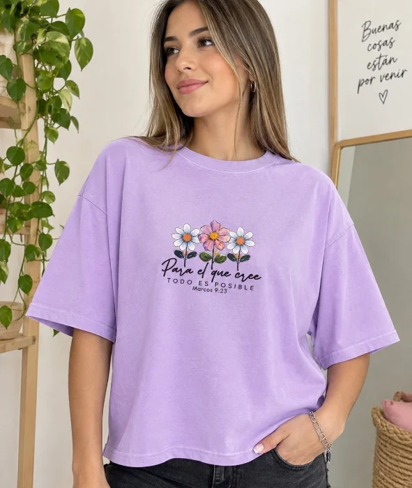 Remera Estampa Cristianas