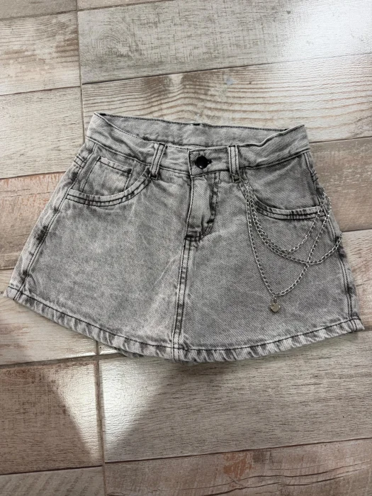 Short Pollera Niña C/cadena