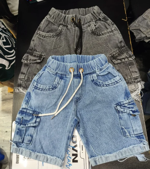 Short Bermuda Jean Cintura Elástico