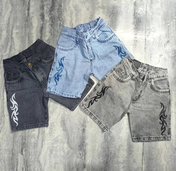 Short Bermuda Tribal Jean