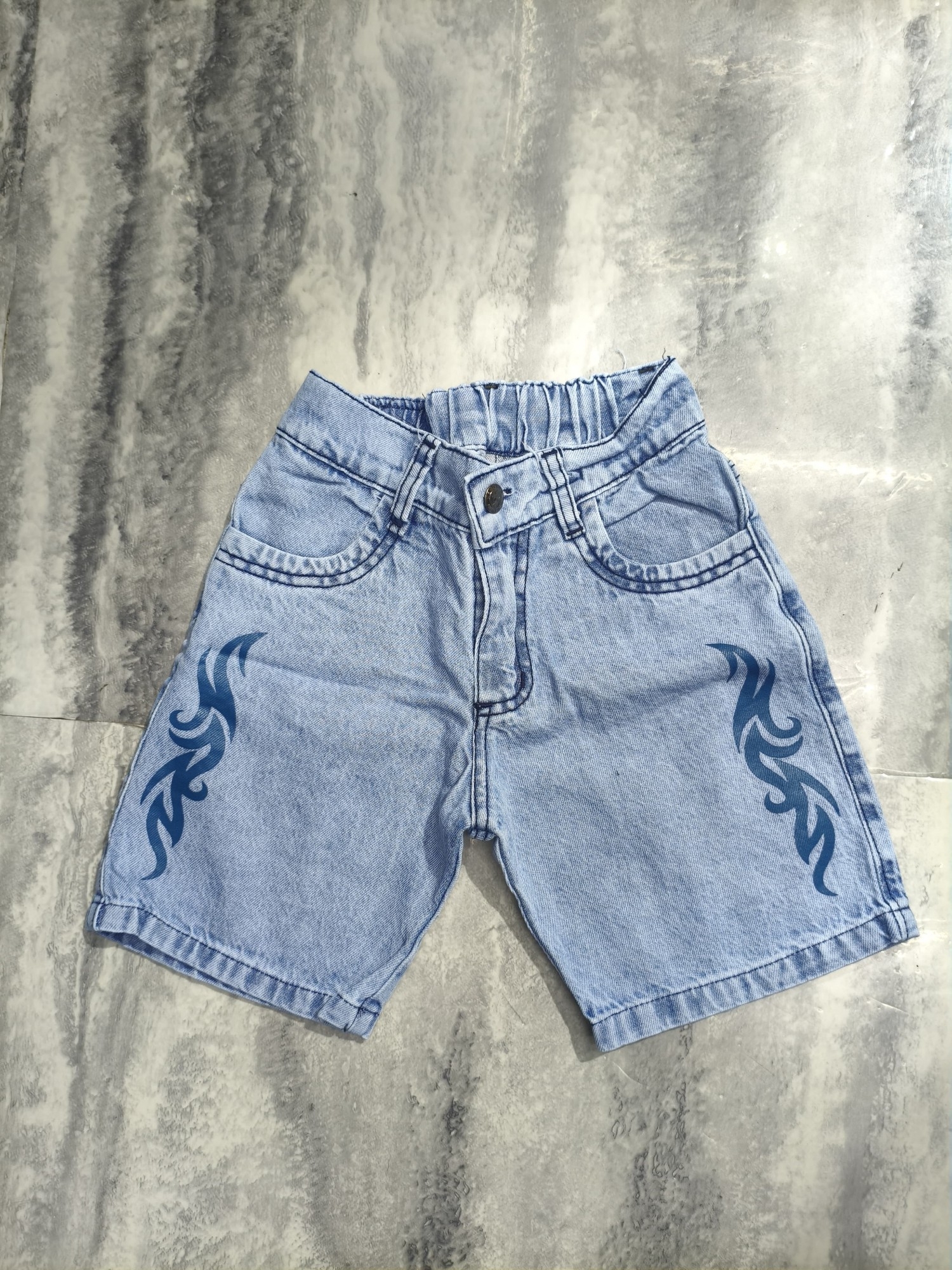 Short Bermuda Tribal Jean - Imagen 2