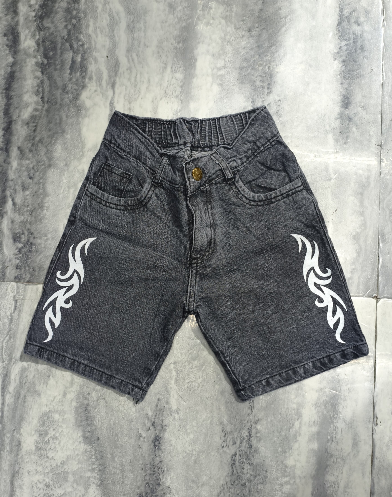 Short Bermuda Tribal Jean - Imagen 3