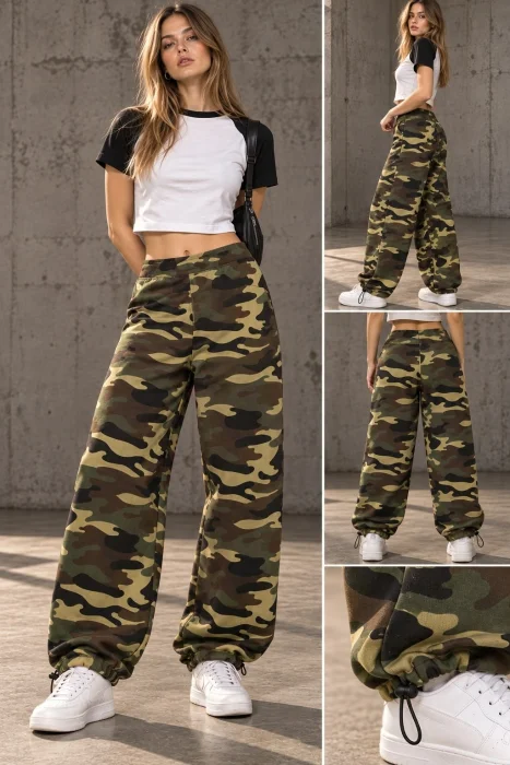 Pantalón Baggy Camuflado