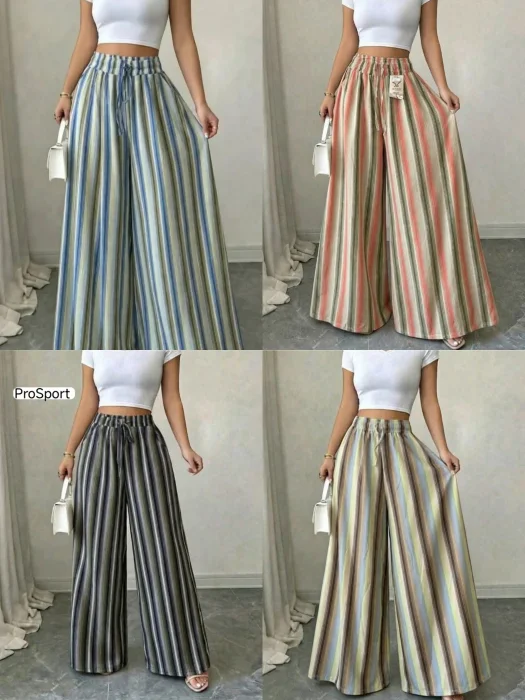Maxi Pantalón Rayado Importado