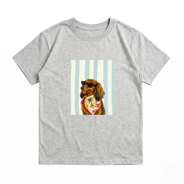 Nena- Remera Ovsize Perrito con Lentes