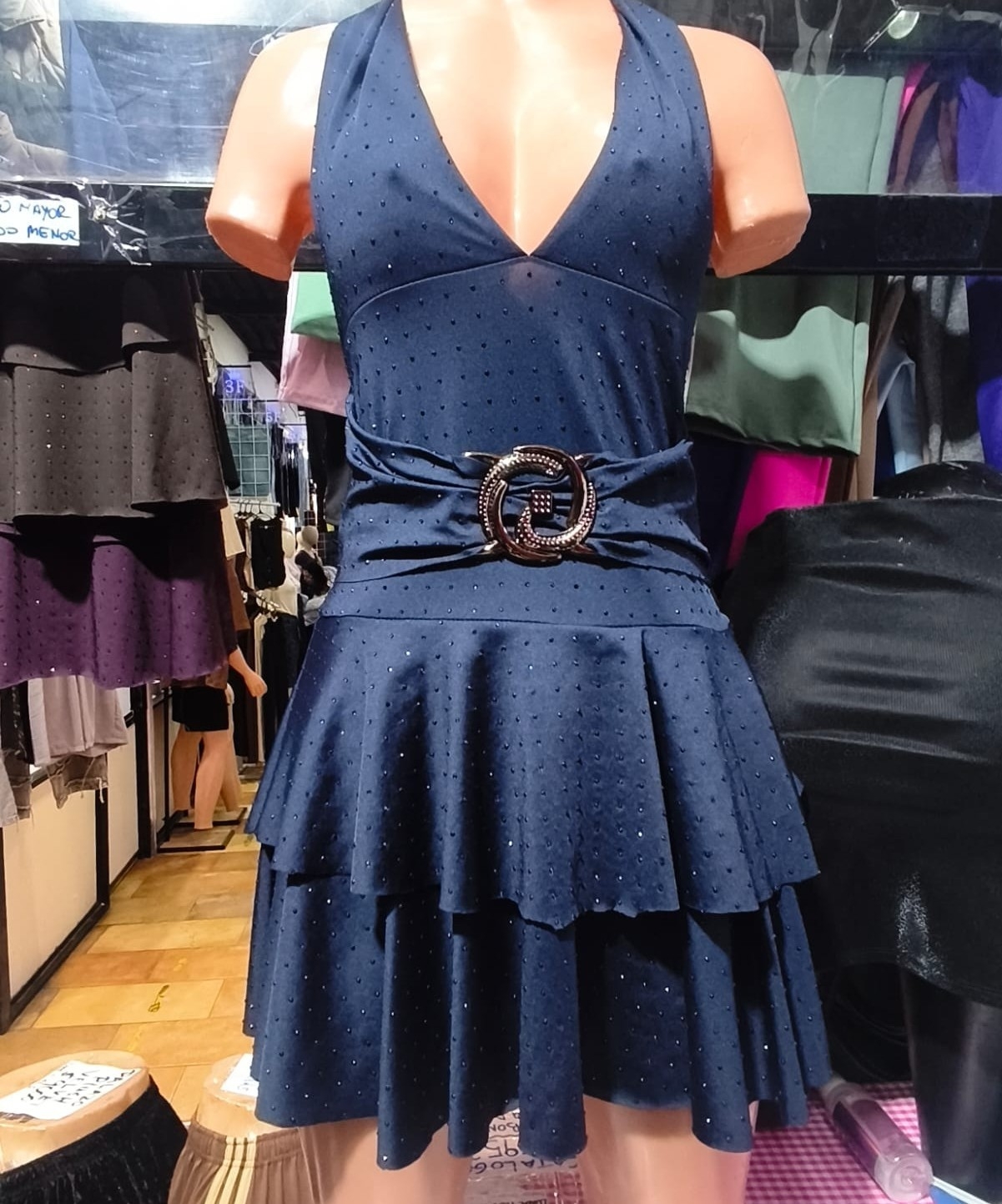 Vestidos Laycra con Strash - Imagen 4