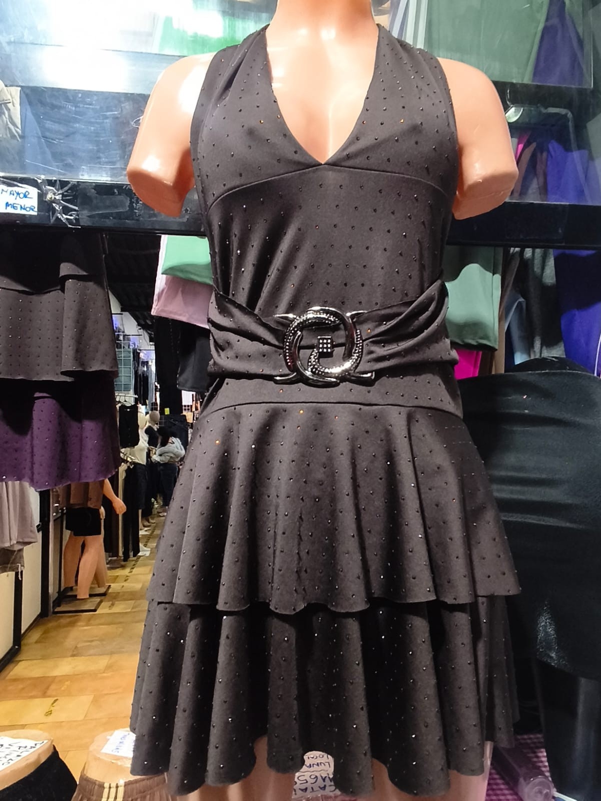 Vestidos Laycra con Strash - Imagen 5