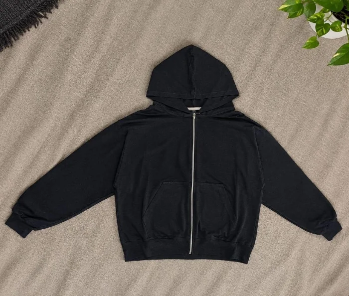 Hoodie Zip Rústico