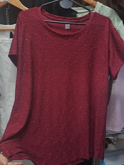Remeras de Brodery con Strass