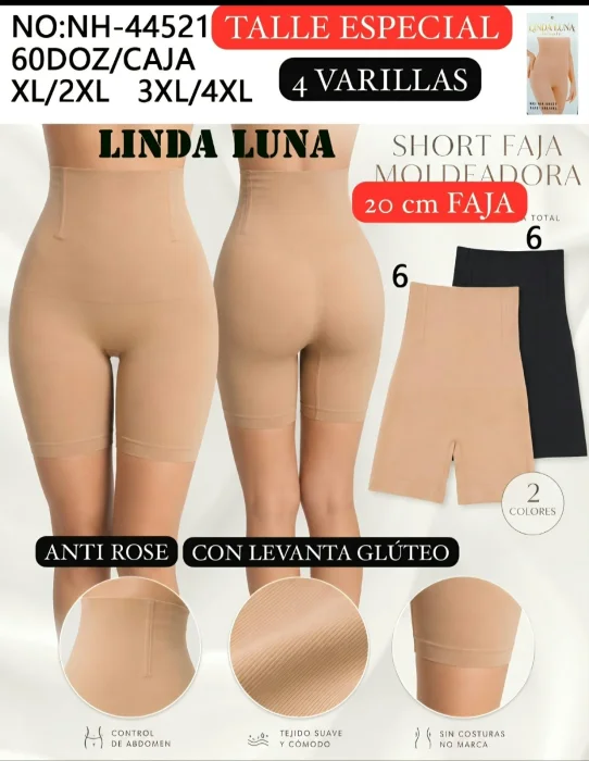 Faja Short Art: 44521
