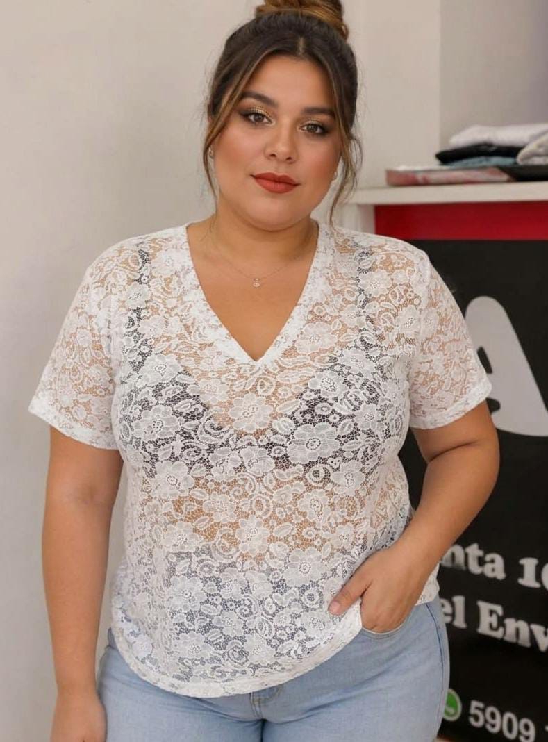 Remera de Encaje - Imagen 2