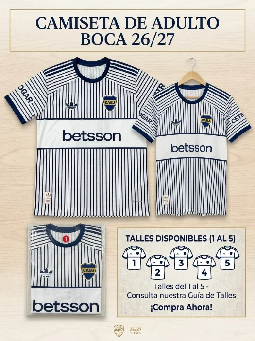 Camiseta Alternativa Boca