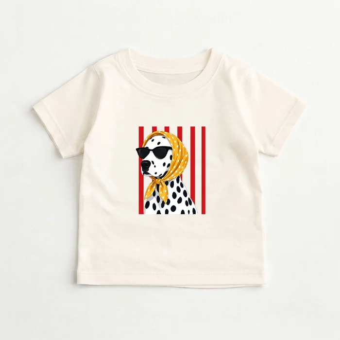 Bebes- Remera Bebe Dalmata Rojo
